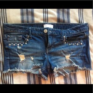 Express jean shorts